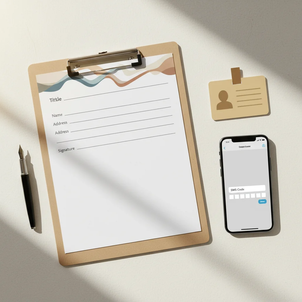 Πίνακας απαιτούμενων στοιχείων για νέο λογαριασμό NV Casino